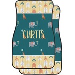 Animal Friend Birthday Car Floor Mats (Front Seat) (Personalized)