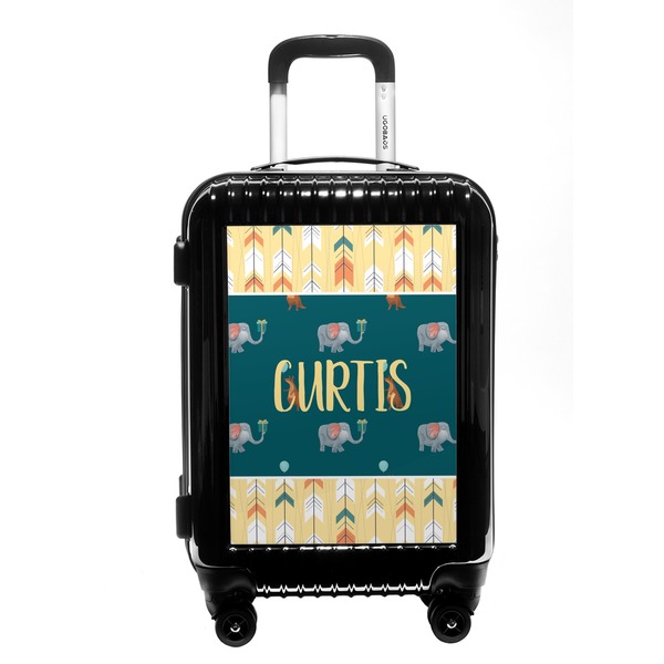 Custom Animal Friend Birthday Carry On Hard Shell Suitcase (Personalized)