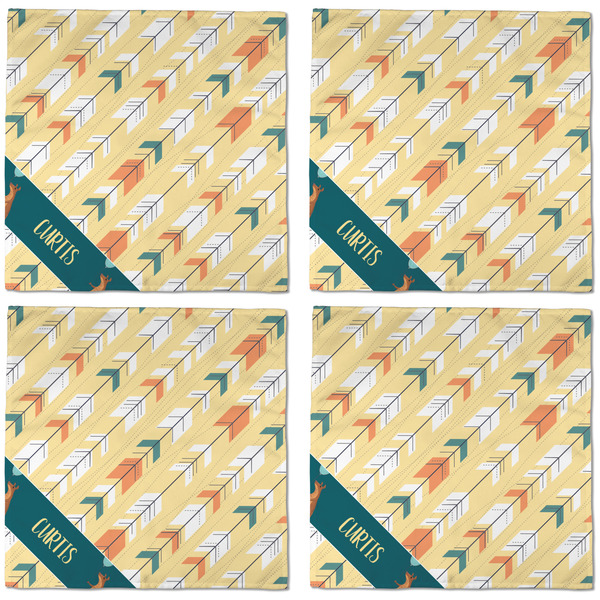 Animal Friend Birthday Cloth Napkins - Personalized Dinner (APPROVAL) Set of 4