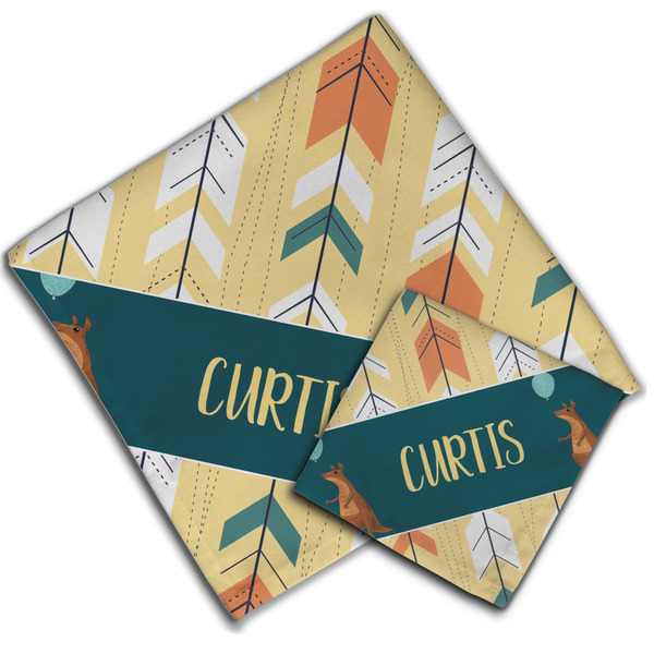 Animal Friend Birthday Cloth Napkins - Personalized Lunch & Dinner (PARENT MAIN)