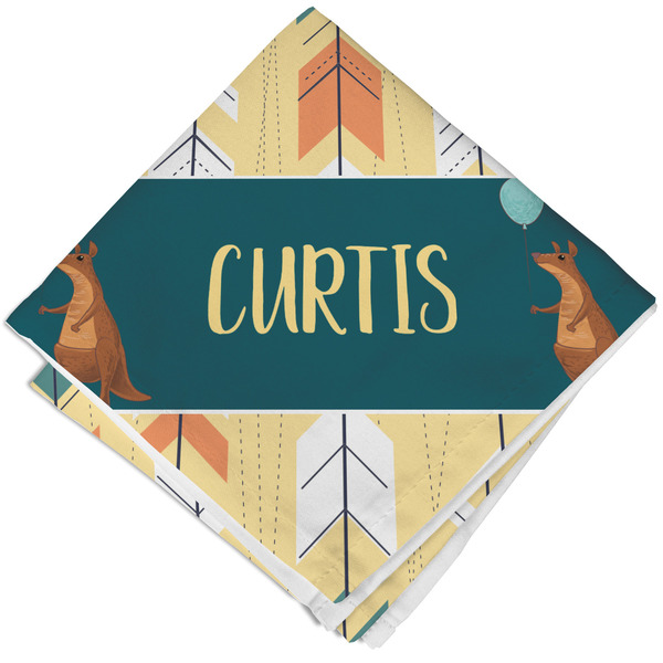 Custom Animal Friend Birthday Cloth Napkin w/ Name or Text