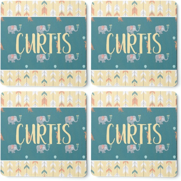 Animal Friend Birthday Coaster Rubber Back - Apvl