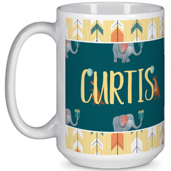 Animal Friend Birthday 15 Oz Coffee Mug - White (Personalized)