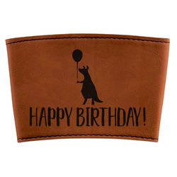 Animal Friend Birthday Leatherette Cup Sleeve (Personalized)