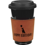Animal Friend Birthday Leatherette Cup Sleeve - Single Sided (Personalized)
