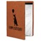 Animal Friend Birthday Cognac Leatherette Portfolios with Notepad - Small - Main