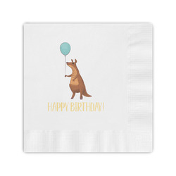 Animal Friend Birthday Coined Cocktail Napkins (Personalized)