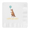 Animal Friend Birthday Embossed Decorative Napkins (Personalized)