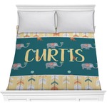 Animal Friend Birthday Comforter - Full / Queen (Personalized)