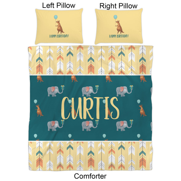 Animal Friend Birthday Comforter Set - Queen - Approval