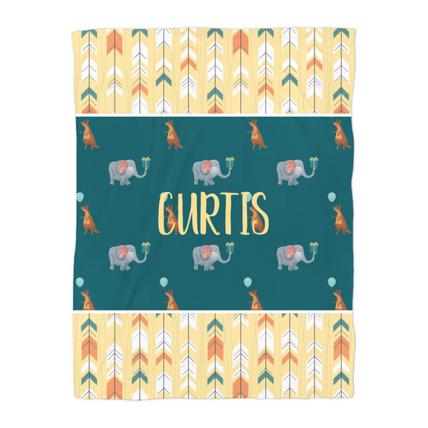 Animal Friend Birthday Comforter - Twin - Front