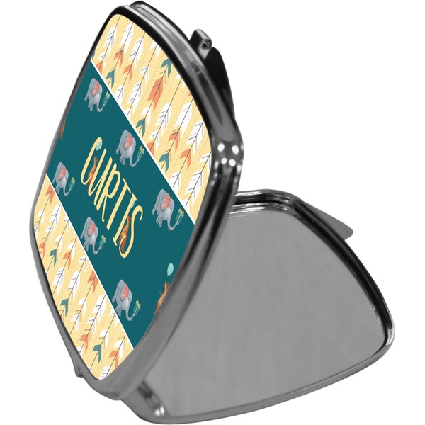 Animal Friend Birthday Compact Mirror (Side View)