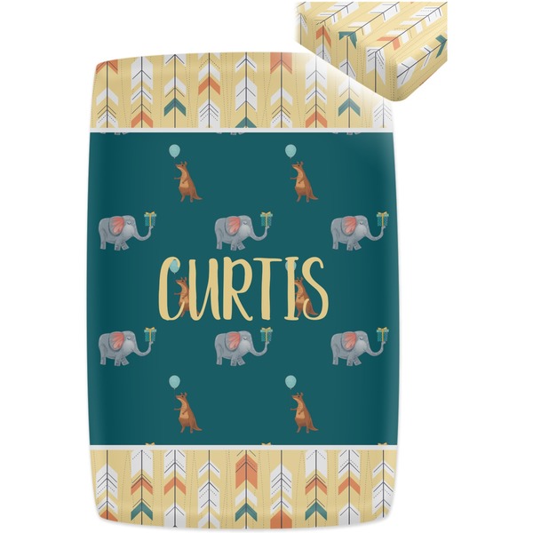 Animal Friend Birthday Crib Fitted Sheet - Apvl