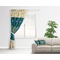 Animal Friend Birthday Curtain With Window and Rod - in Room Matching Pillow