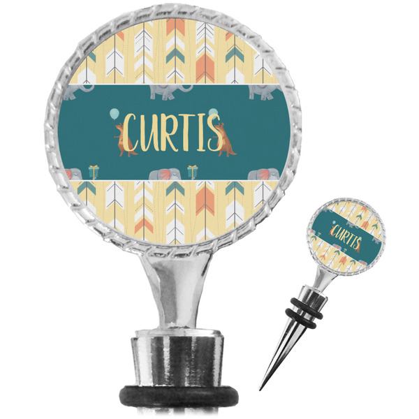 Custom Animal Friend Birthday Wine Bottle Stopper (Personalized)