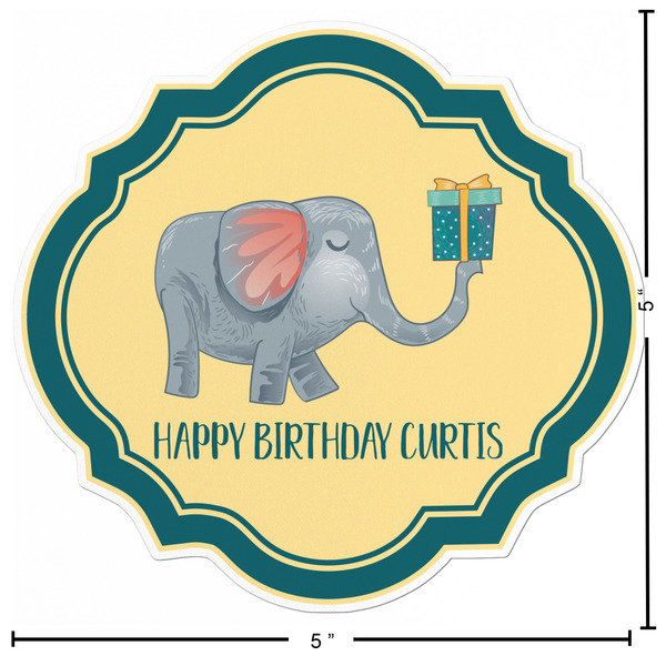 Animal Friend Birthday Custom Shape Iron On Patches - L - APPROVAL