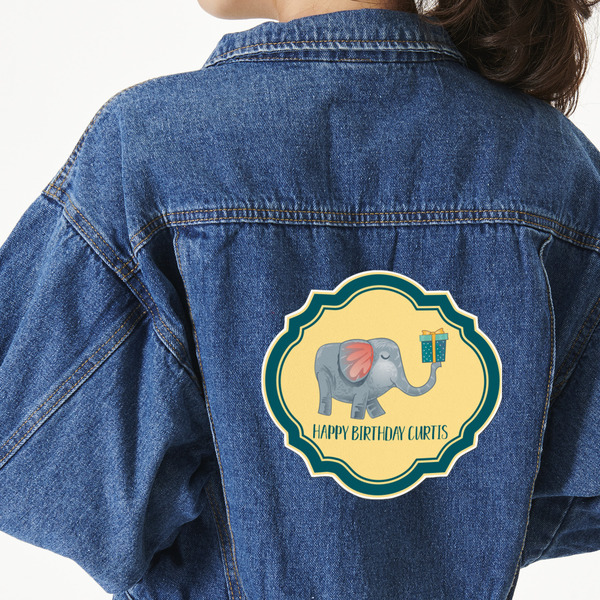 Custom Animal Friend Birthday Large Custom Shape Patch - 2XL (Personalized)