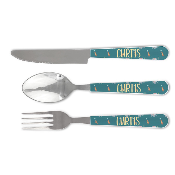 Custom Animal Friend Birthday Cutlery Set (Personalized)