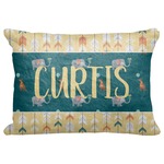 Animal Friend Birthday Decorative Baby Pillowcase - 16"x12" (Personalized)