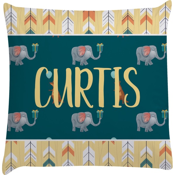 Custom Animal Friend Birthday Decorative Pillow Case (Personalized)