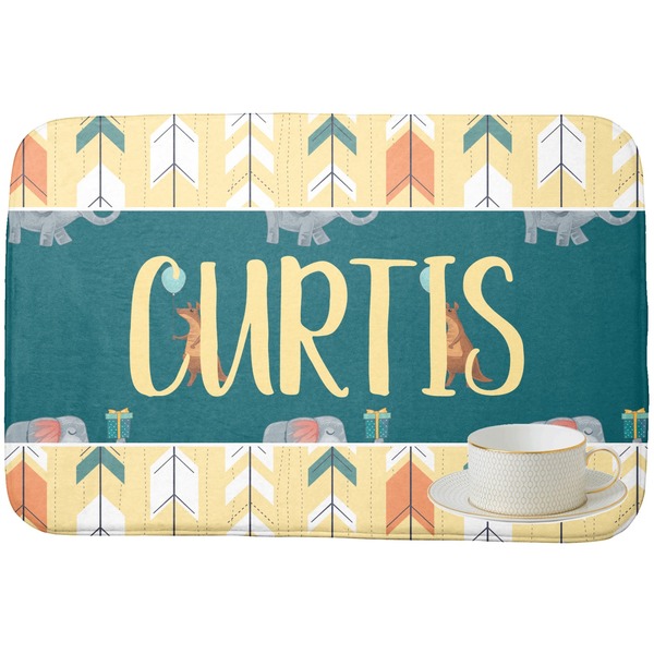 Animal Friend Birthday Dish Drying Mat