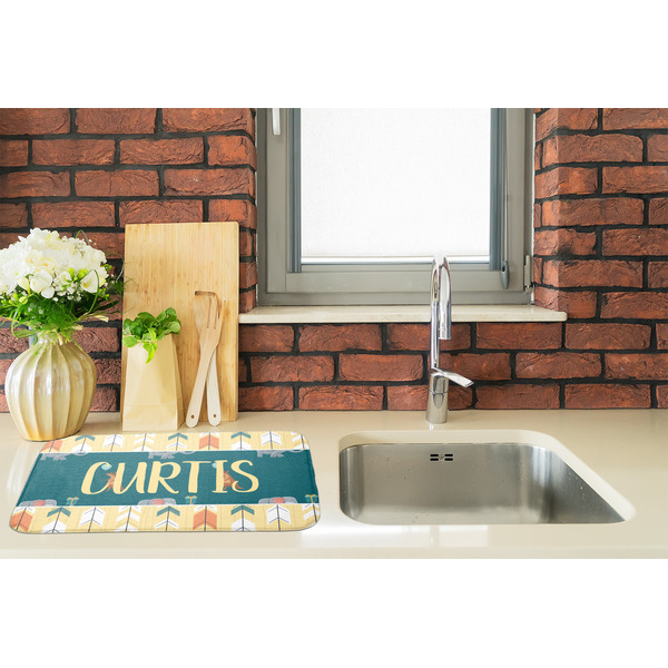 Animal Friend Birthday Dish Drying Mat - LIFESTYLE 2