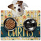 Animal Friend Birthday Dog Food Mat - Medium LIFESTYLE