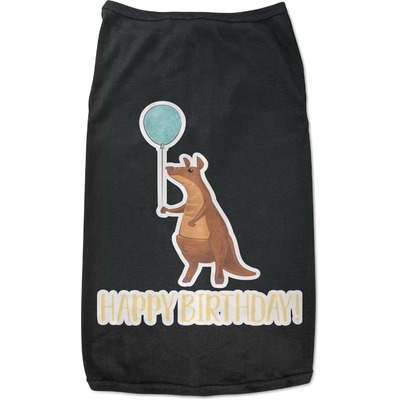 Animal Friend Birthday Black Pet Shirt - L (Personalized)