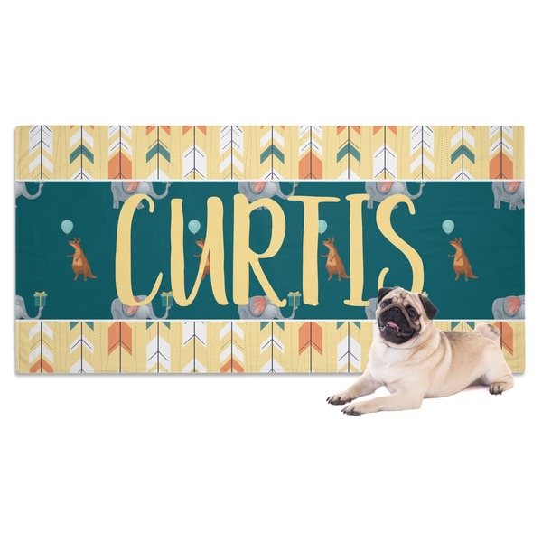 Custom Animal Friend Birthday Dog Towel (Personalized)