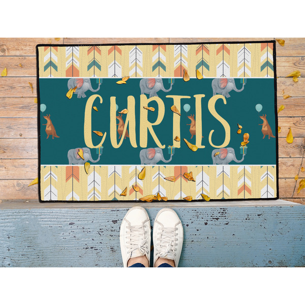 Animal Friend Birthday Door Mat - LIFESTYLE (Med)