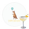 Animal Friend Birthday Drink Topper - Large - Single with Drink