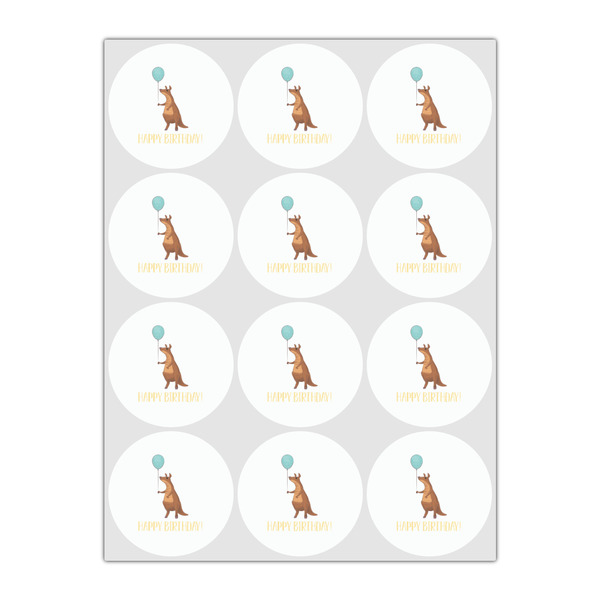 Animal Friend Birthday Drink Topper - Small - Set of 12