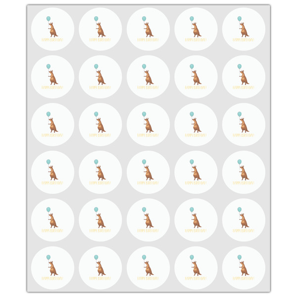 Animal Friend Birthday Drink Topper - XSmall - Set of 30