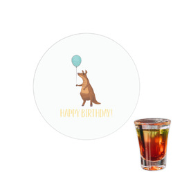 Animal Friend Birthday Printed Drink Topper - 1.5" (Personalized)