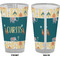 Animal Friend Birthday Pint Glass - Full Color - Front & Back Views
