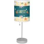 Animal Friend Birthday 7" Drum Lamp with Shade Polyester (Personalized)