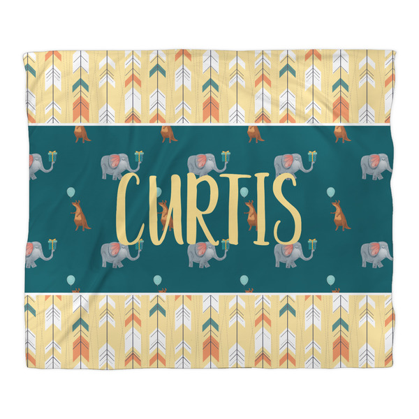 Animal Friend Birthday Duvet Cover - King - Front