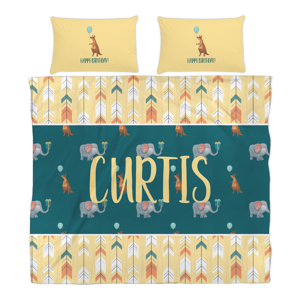 Animal Friend Birthday Duvet Cover Set - King - Alt Approval