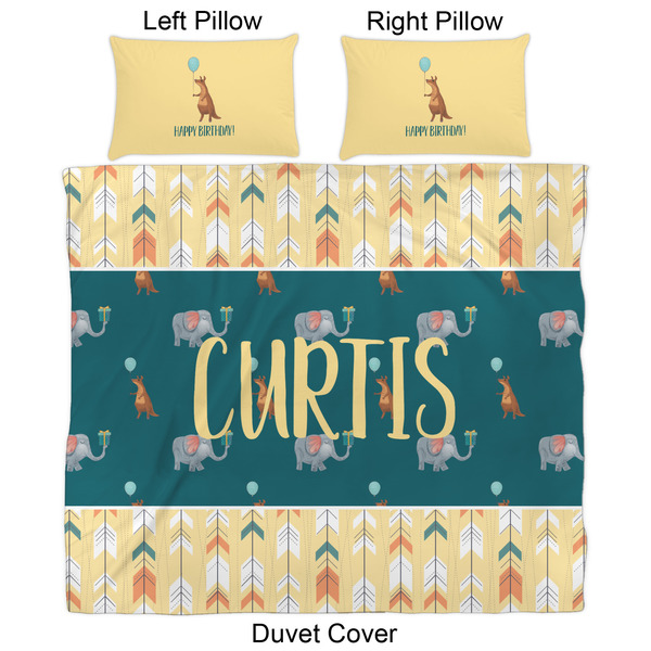 Animal Friend Birthday Duvet Cover Set - King - Approval