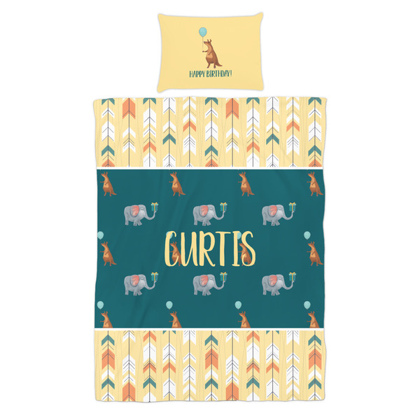 Animal Friend Birthday Duvet Cover Set - Twin - Alt Approval