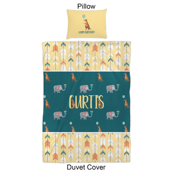 Animal Friend Birthday Duvet Cover Set - Twin XL - Approval