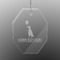 Animal Friend Birthday Engraved Glass Ornament - Octagon (Personalized)