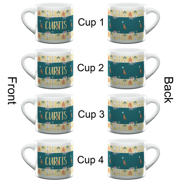 Animal Friend Birthday Espresso Cup - 6oz (Double Shot Set of 4) APPROVAL