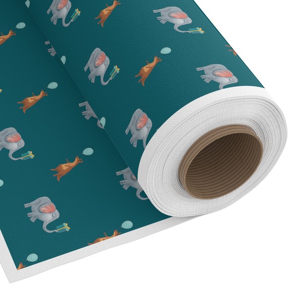 Custom Animal Friend Birthday Fabric by the Yard - Spun Polyester Poplin