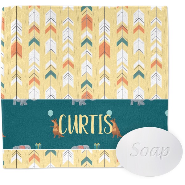 Custom Animal Friend Birthday Washcloth (Personalized)