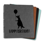 Animal Friend Birthday Leather Binder - 1" (Personalized)