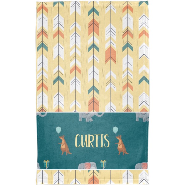 Animal Friend Birthday Finger Tip Towel - Full View