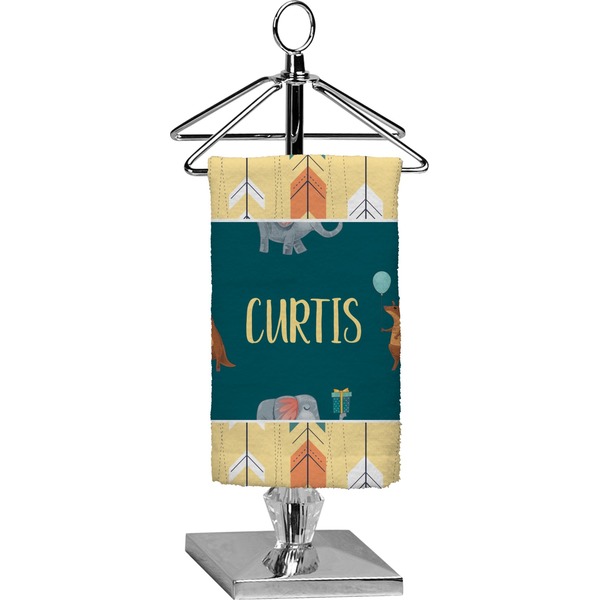 Custom Animal Friend Birthday Finger Tip Towel - Full Print (Personalized)