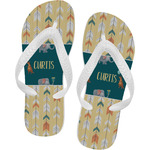 Animal Friend Birthday Flip Flops - Large (Personalized)