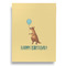 Animal Friend Birthday Garden Flags - Large - Double Sided - BACK